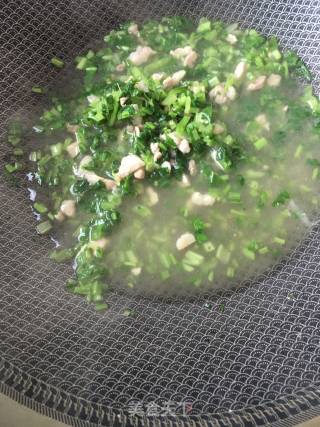 Diced Pork with Moss Over The Water recipe