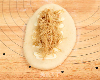The Practice of Pork Floss Salad Dressing Bread (soup Type) recipe