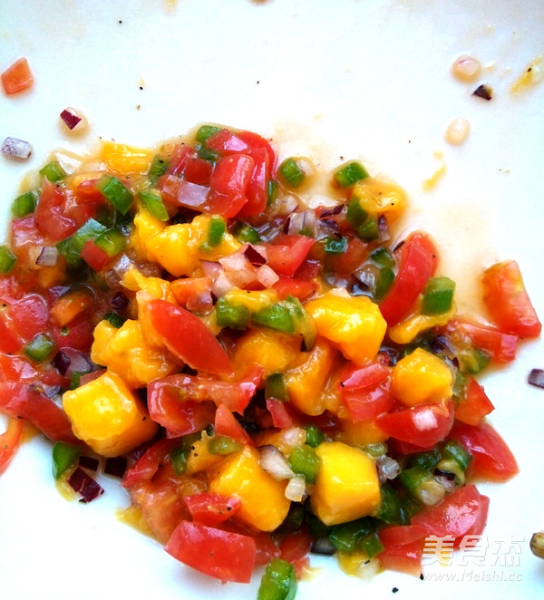 Grilled Cod with Mango Salsa recipe