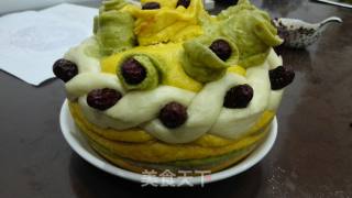 Flower Steamed Noodle Cake recipe