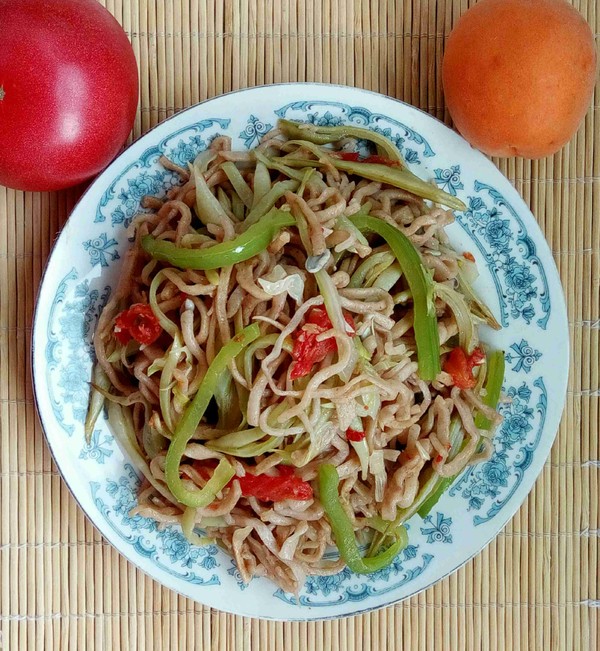 Braised Noodles with Miscellaneous Vegetables and Vegetables recipe