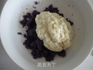 Purple Sweet Potato and Okara Glutinous Rice Cake recipe