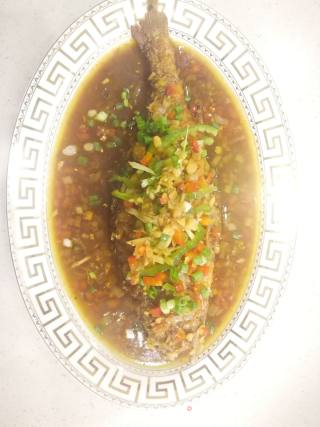 Large Yellow Croaker with Green Onion recipe