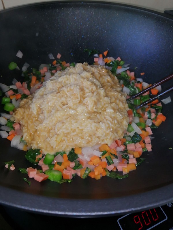 Make An Exquisite Meal~~fried Rice with Mixed Vegetables recipe