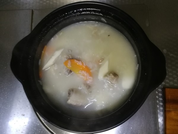 Bawang Supermarket I Yam Pork Ribs Congee recipe