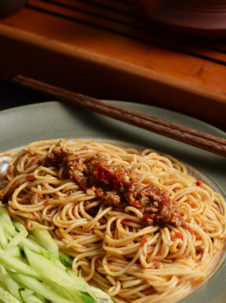 Spicy Pork Sauce Noodles recipe