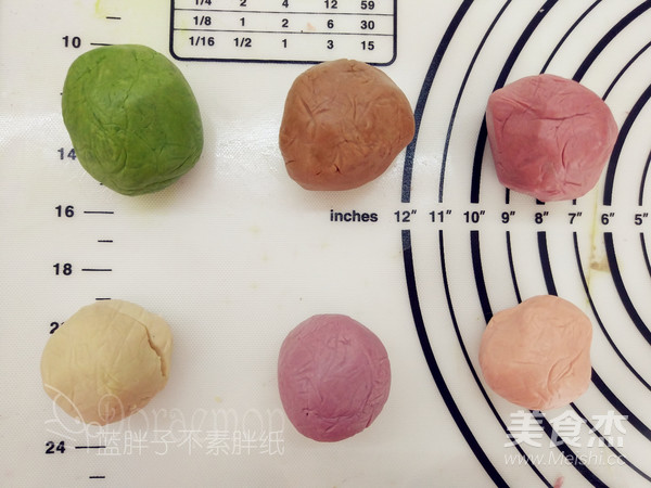 Super High-value Peach Mountain Skin Mooncakes recipe