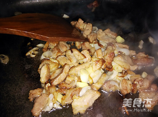 Claypot Rice with Mushrooms and Dried Beans recipe