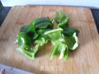 Stir-fried Green Peppers with Bacon recipe