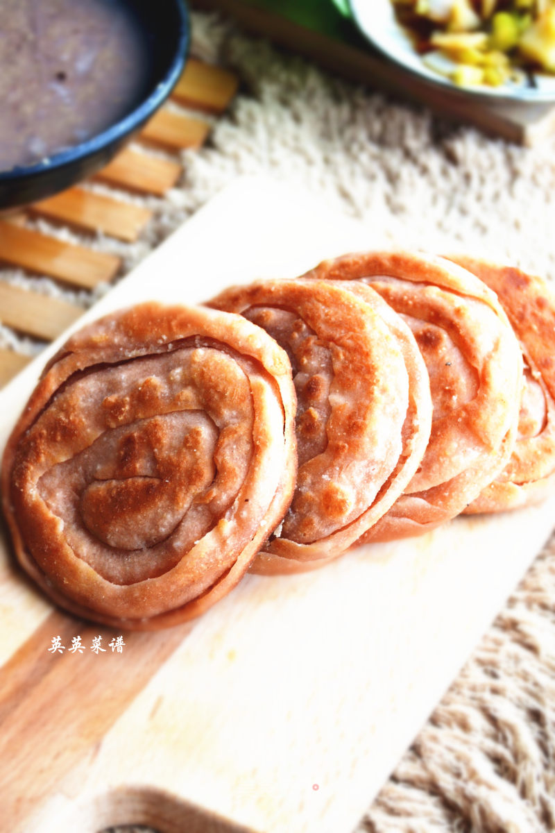 Salty Pancakes with Rose Fermented Bean Curd recipe