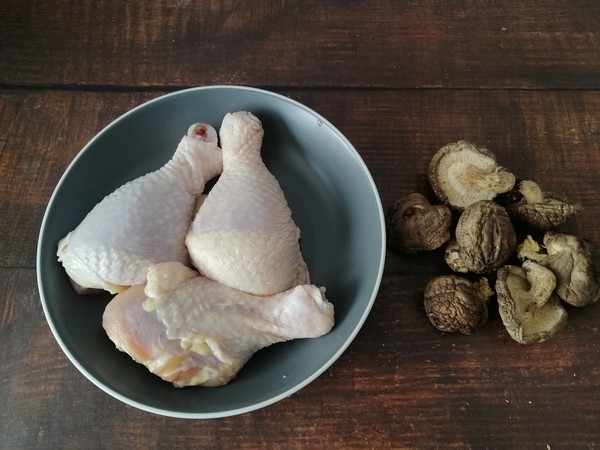 Steamed Chicken Nuggets with Shiitake Mushrooms recipe