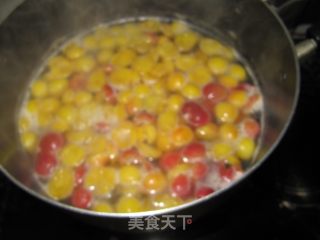 Canned Red and Yellow Cherries recipe