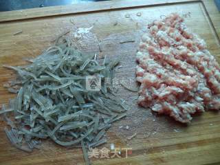 Fried Pork Vermicelli with Stuffed Tofu recipe