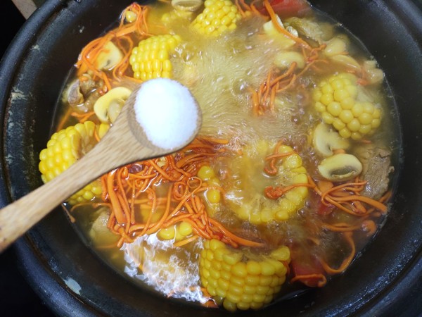 Cordyceps Flower Pork Ribs Soup recipe