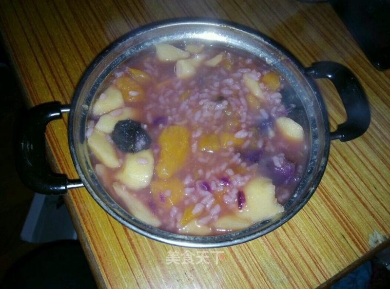 Shuangshu Apple Plum Porridge recipe