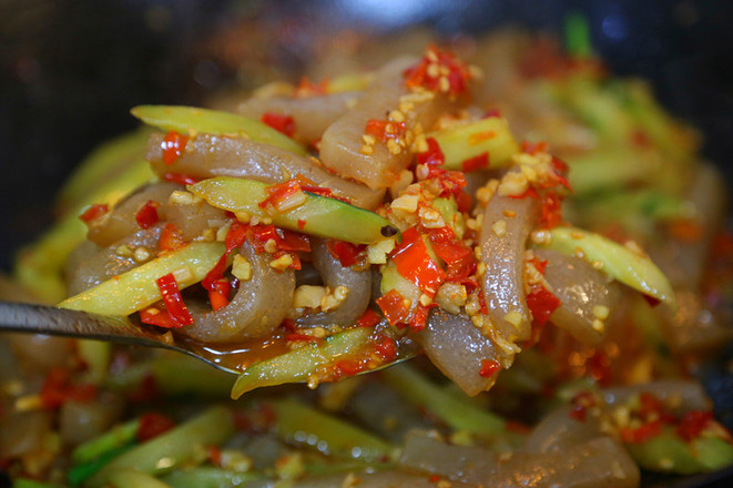 Stir-fried Konjac Tofu with Chopped Pepper recipe