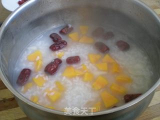 Papaya, Red Dates and Glutinous Rice Congee recipe
