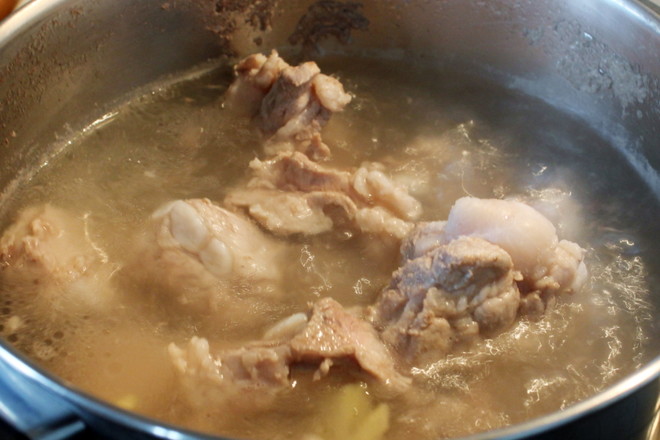 Astragalus and Barley Pork Ribs Soup recipe