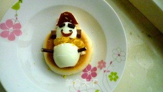 Creative Cuisine of Boiled Eggs-snowman Diss recipe