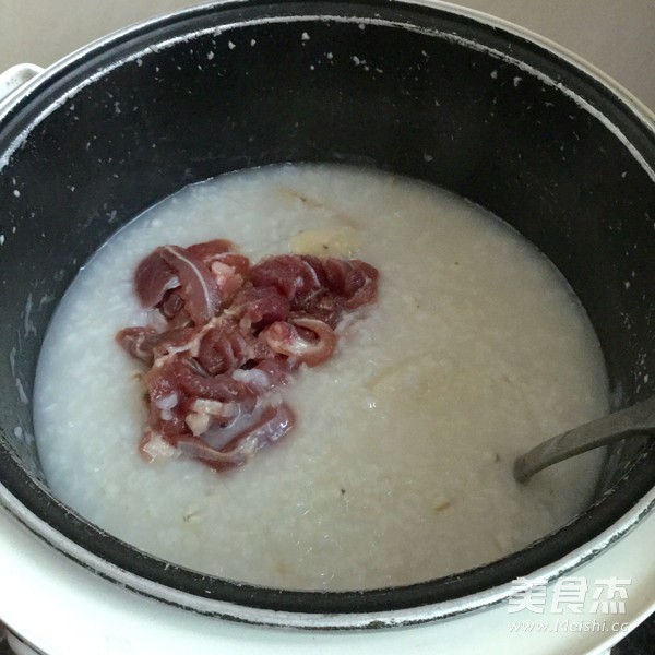 Real Shimeji Mushroom and Lean Pork Congee recipe