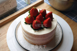 6 Inch Strawberry Naked Cake recipe