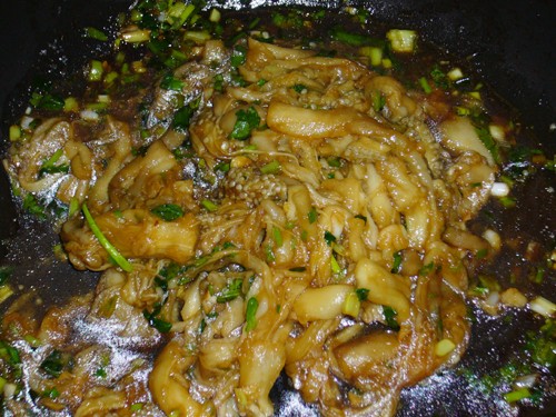 Eggplant with Sauce recipe
