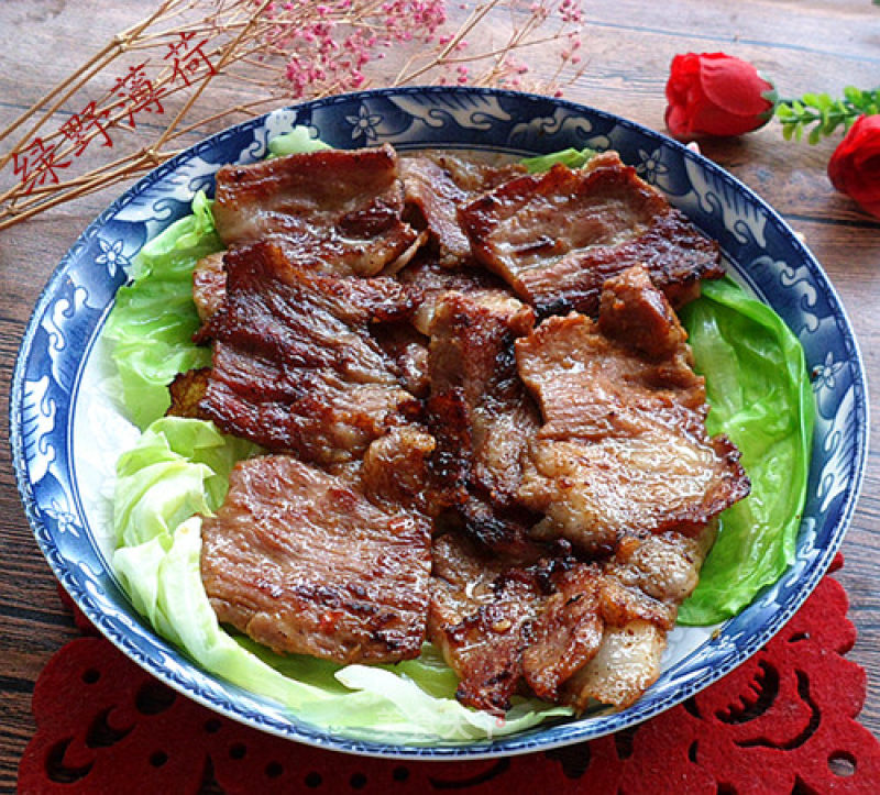 Pan-fried Plum Meat recipe
