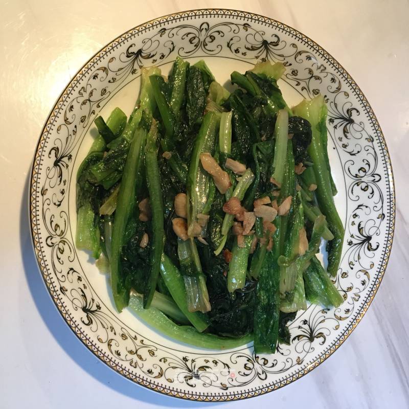 Garlic Lettuce Leaves recipe