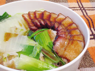 Barbecued Pork Soup Noodle recipe