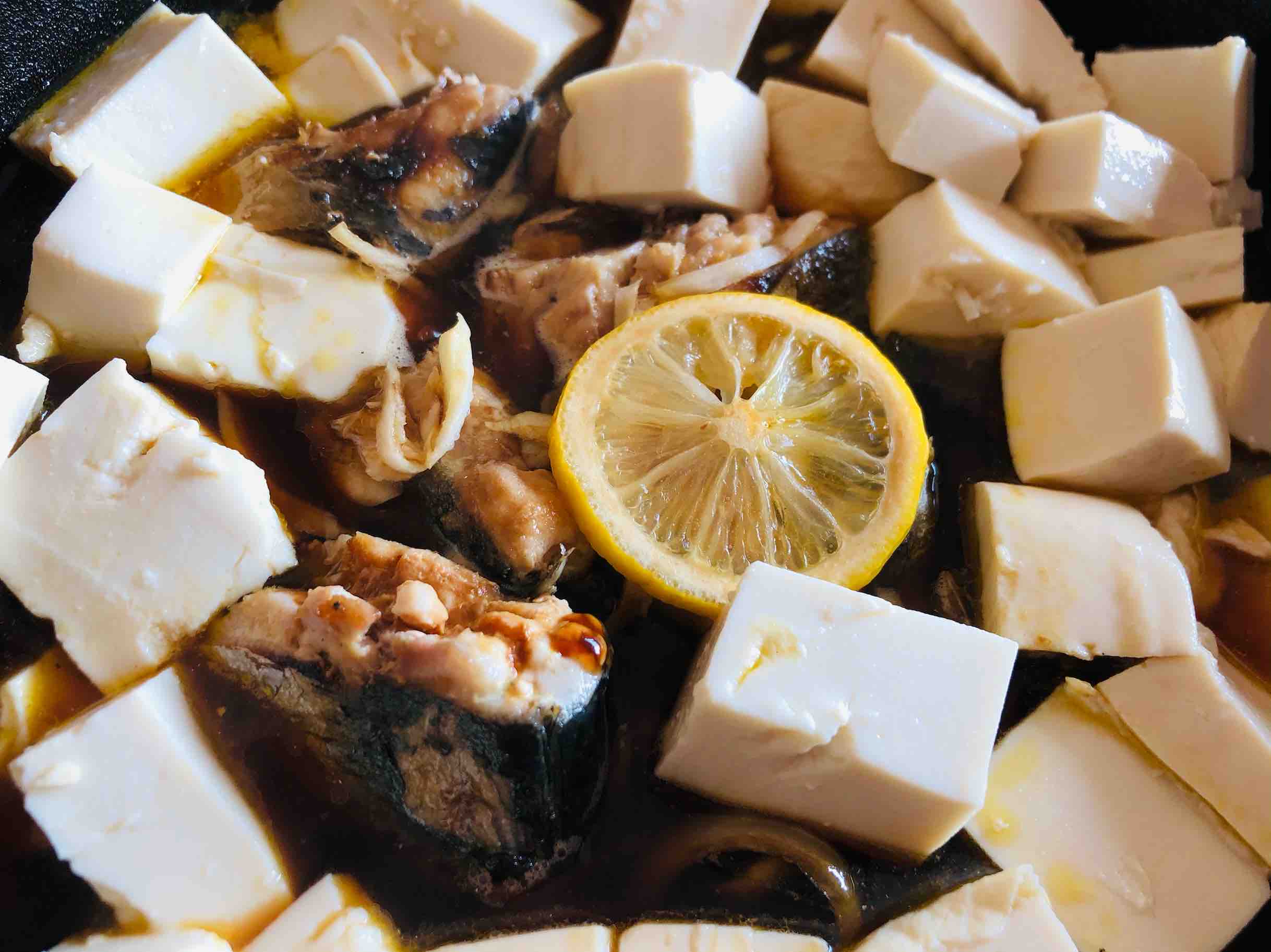 Spanish Mackerel Stewed Tofu recipe
