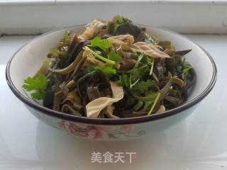 Seaweed Mixed with Dried Bean Curd recipe