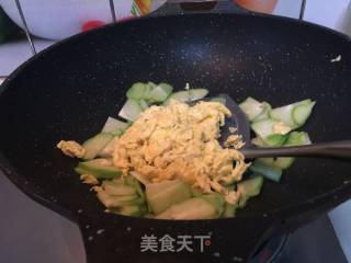 #trust之美#chayote Scrambled Eggs recipe