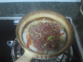 Beef Claypot Rice recipe