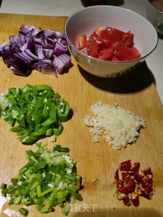 Homemade Diced Tomato Noodles recipe