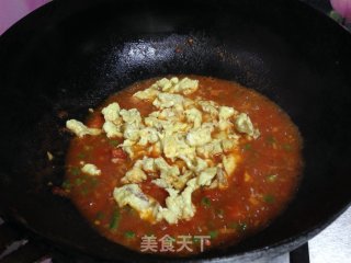 Crab Roe Flavored Tomato Scrambled Egg Rice Bowl recipe