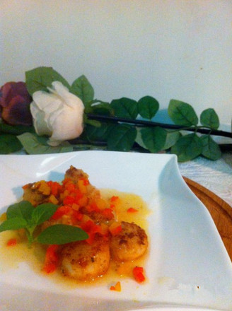 Sweet and Sour Scallops recipe