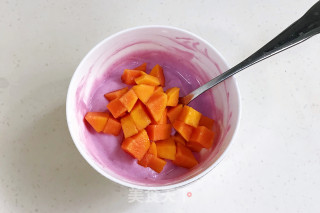 Papaya Yogurt Popped Toast recipe