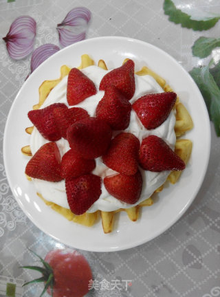 Strawberry Waffles recipe