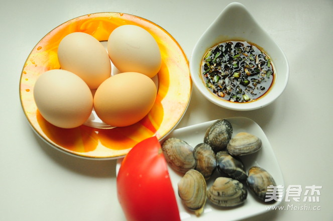 Tomato Clam Steamed Egg recipe