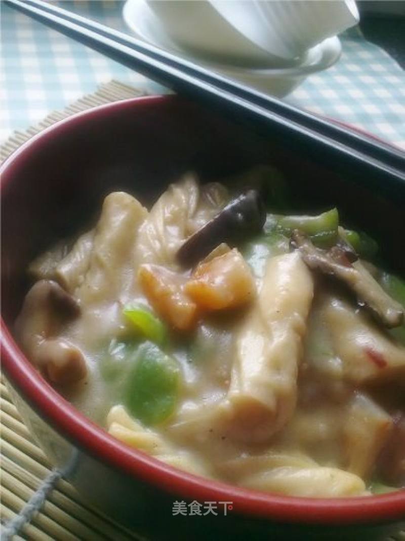 Vegetarian Beef Rolls Boiled Shuang Xian recipe