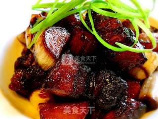 Braised Pork with Rice White and Braised Pork recipe