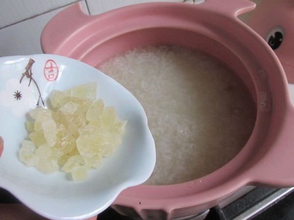 Winter Plum and Rock Sugar Congee recipe