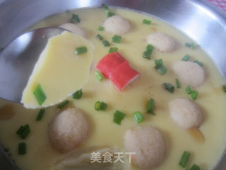 Tender and Smooth 【fishball Steamed Custard】 recipe