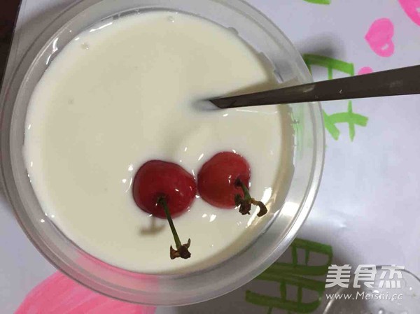 Cherry Homemade Yogurt recipe