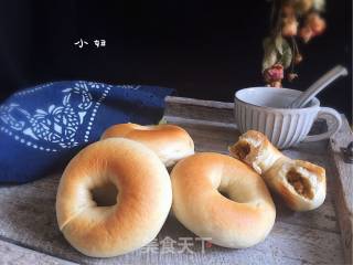 Egg Yolk Floss Bagels recipe