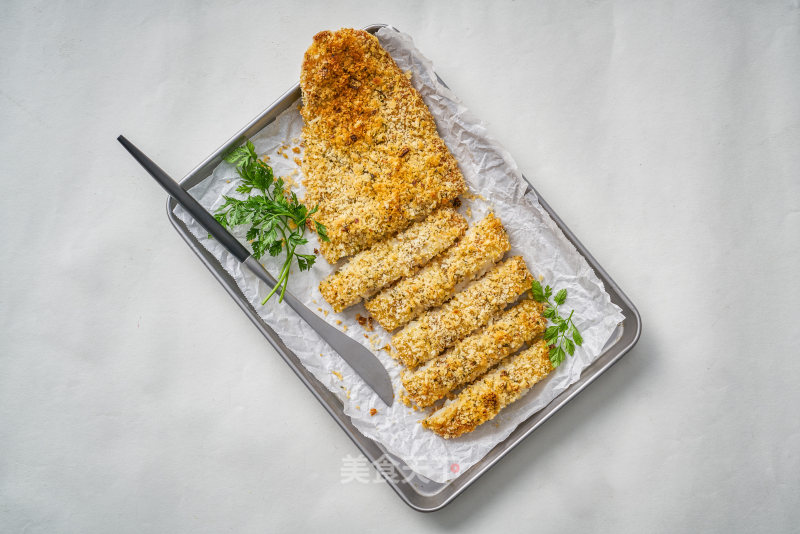 Crispy Grilled Fish Steak recipe