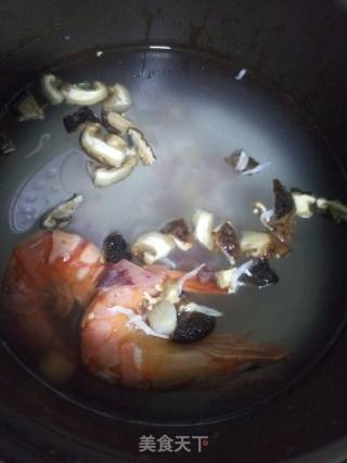 Seafood Porridge (mushroom Squid, Shrimp, Scallop, Whitebait) recipe