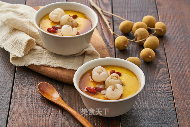Longan Steamed Egg recipe