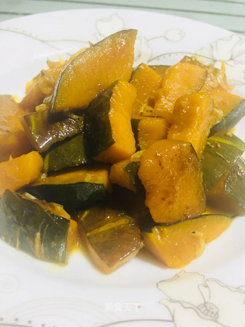 Pumpkin in Oyster Sauce recipe