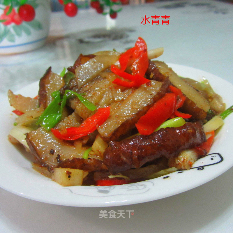 Stir-fried Dongpo Pork with Salted Radish and Garlic recipe